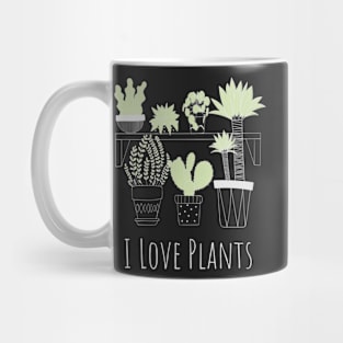 I Love Plants (light) Mug